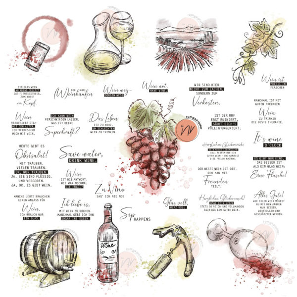 Sprücheklopfer - Wein
