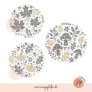 Herbst-Mandala-Set